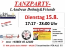 Längsee Di 15.8. Andreas Dobnig und Friends Tanzparty mit smoveyDance Infos +436644512100